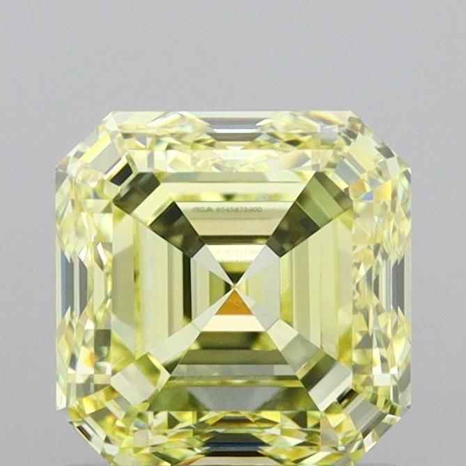 Asscher Fancy Yellow Natural Diamond 1.44ct VVS2 loose diamond