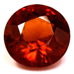 Round Orange Garnet 6.08ct loose gemstone