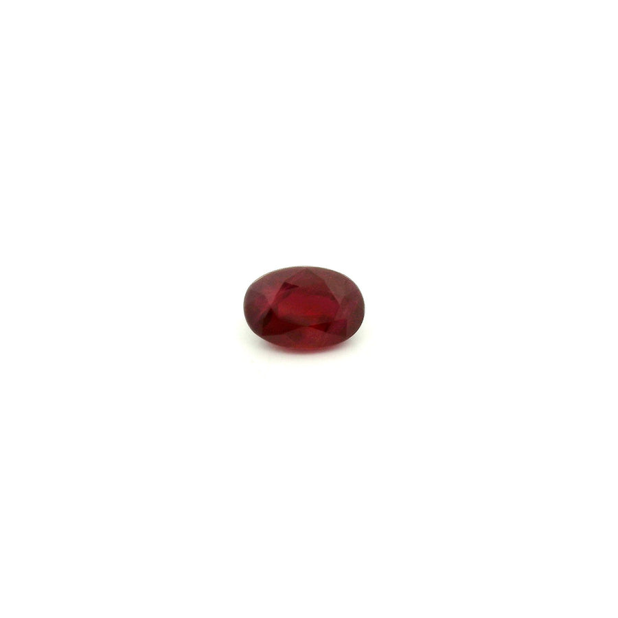 Oval Red Ruby 0.74ct loose gemstone
