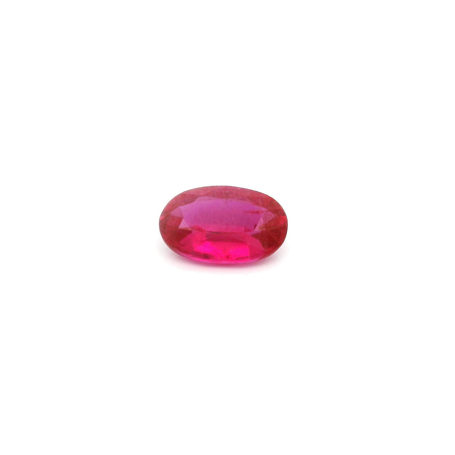 Oval Red Ruby 0.87ct loose gemstone