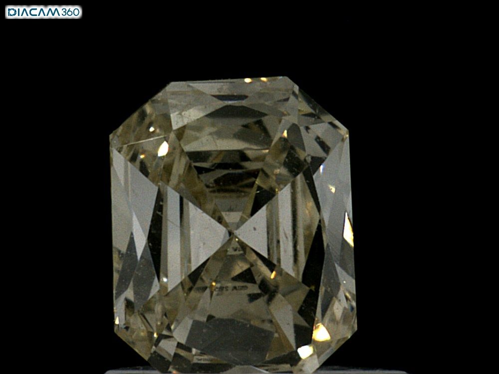 Radiant Fancy Light Brownish Yellow Natural Diamond 0.54ct SI1 loose diamond