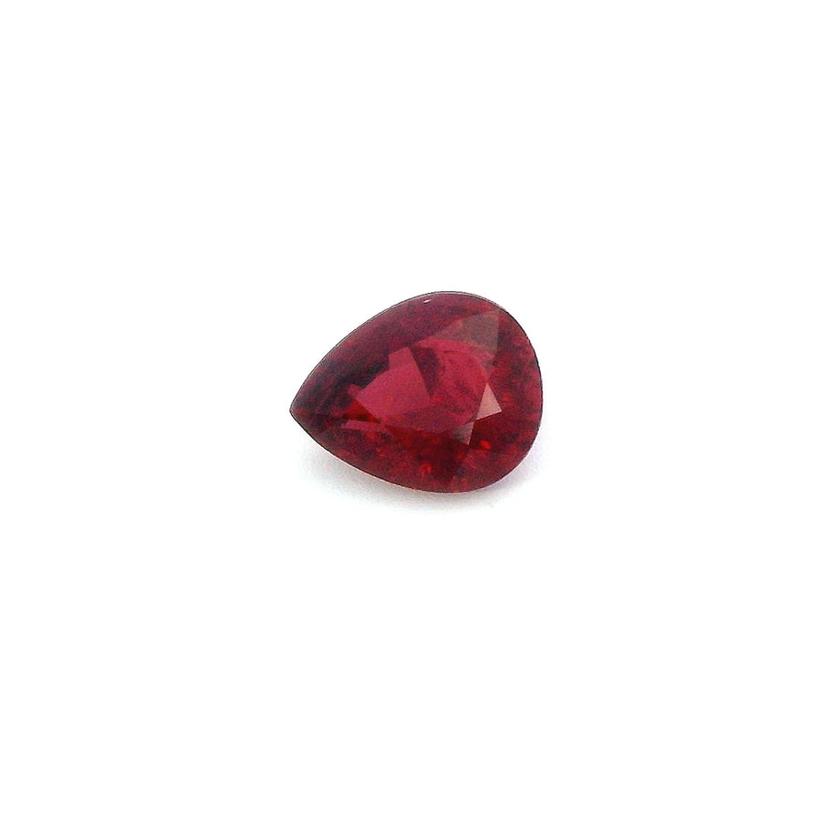 Pear Red Ruby 1.26ct loose gemstone