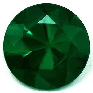 Round Green Emerald 0.67ct loose gemstone