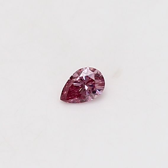Pear Fancy Vivid Pink Natural Diamond 0.06ct VS2 loose diamond