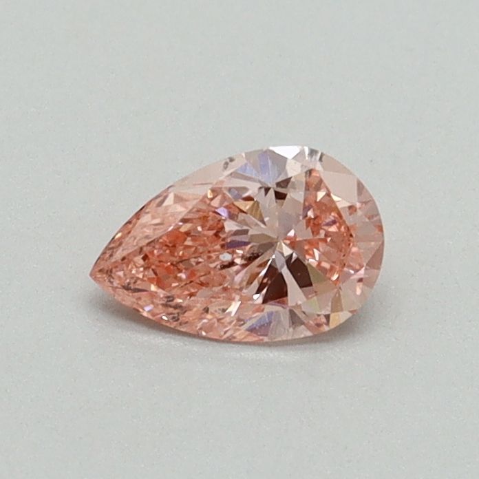 Pear Fancy Vivid Pink Lab-grown Diamond 0.3ct SI1 loose diamond