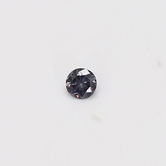 Round Fancy Gray Natural Diamond 0.03ct loose diamond