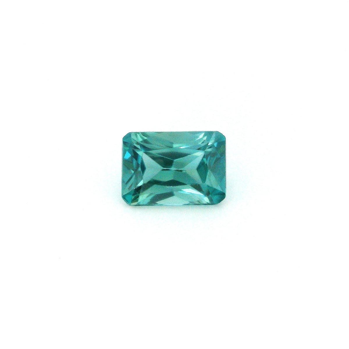 Octagonal Blue Zircon 2.02ct loose gemstone