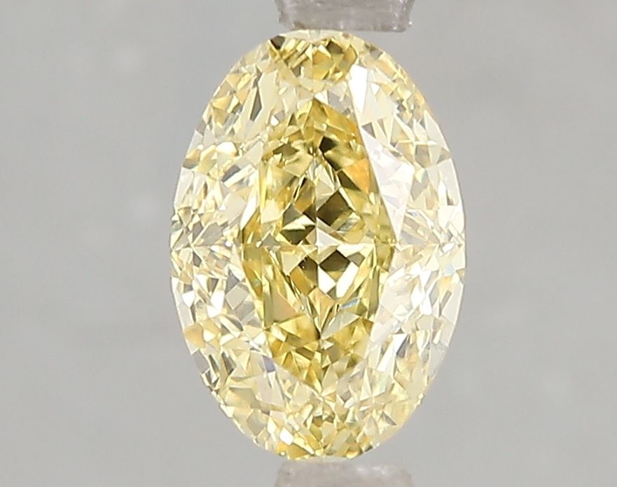 Oval Fancy Vivid Yellow Lab-grown Diamond 1.49ct VS2 loose diamond