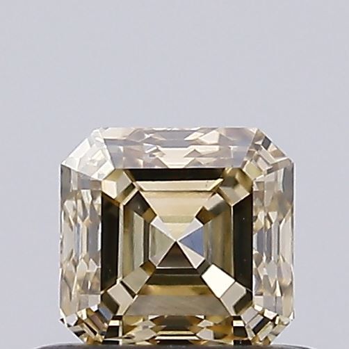 Asscher Fancy Light Brown Natural Diamond 0.49ct VS1 loose diamond