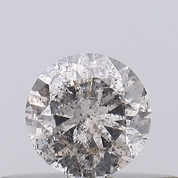 Round Salt And Pepper Natural Diamond 0.25ct I3 loose diamond