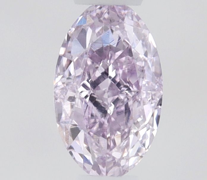 Oval Fancy Pinkish Purple Natural Diamond 0.15ct SI1 loose diamond