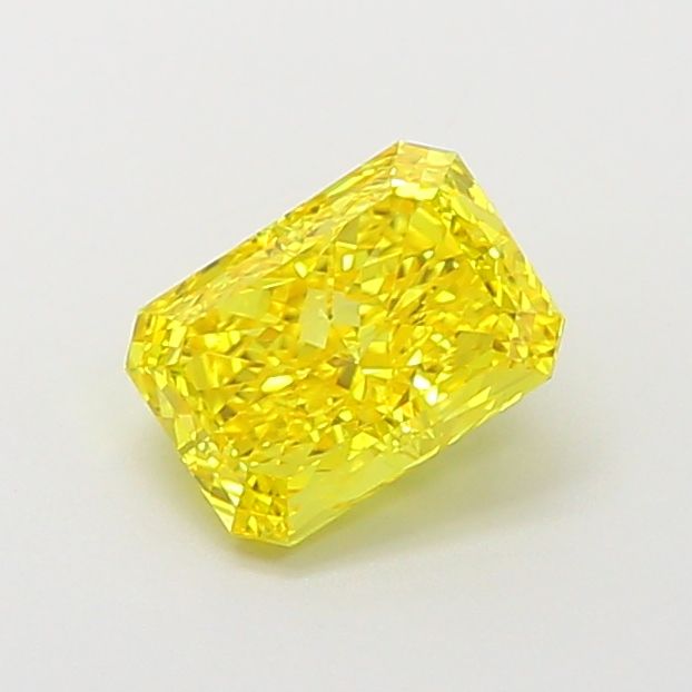 Radiant Fancy Vivid Yellow Lab-grown Diamond 1.15ct IF loose diamond