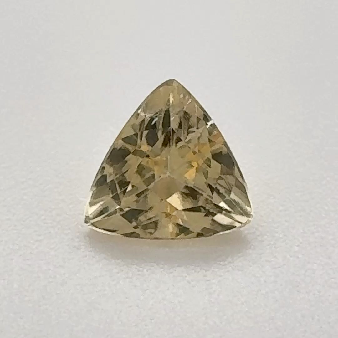 Trilliant Yellow Topaz 0.825ct loose gemstone