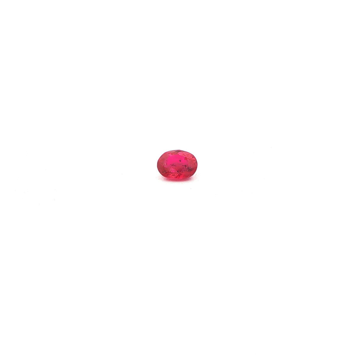 Oval Red Ruby 0.5ct loose gemstone