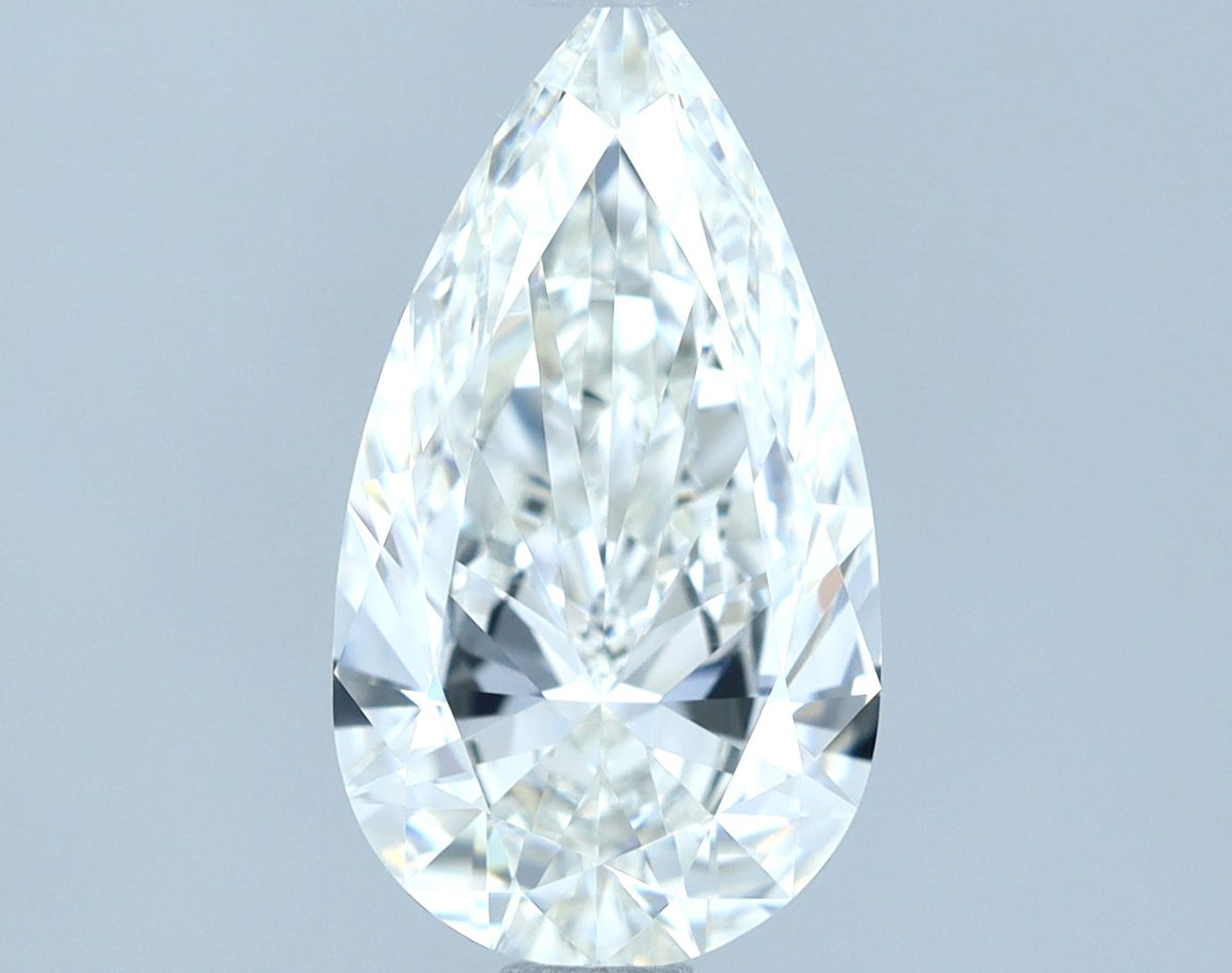 Pear Natural Diamond 1.21ct H IF