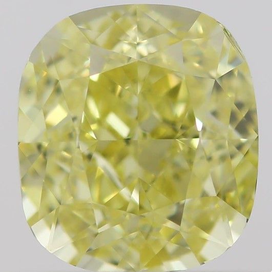 Cushion Fancy Yellow Natural Diamond 1ct VS1 loose diamond