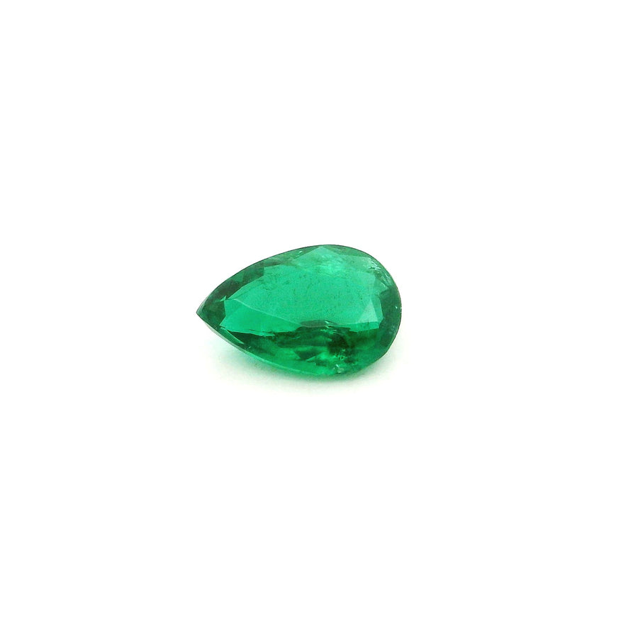 Pear Green Emerald 0.53ct loose gemstone