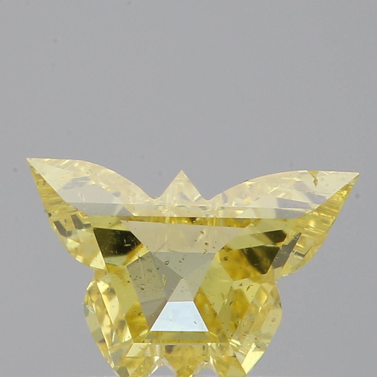 Other Fancy Vivid Yellow Natural Diamond 0.34ct I1 loose diamond