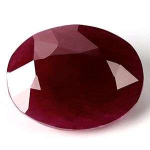Oval Red Ruby 4.27ct loose gemstone