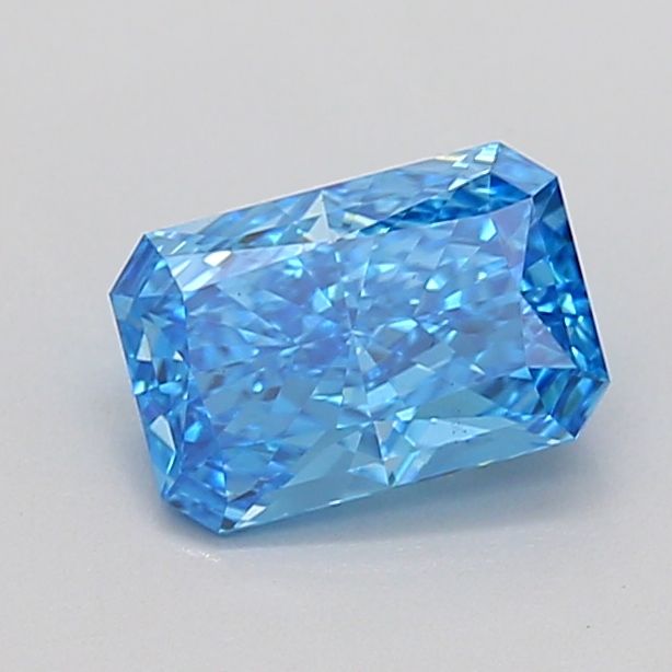 Radiant Fancy Vivid Blue Lab-grown Diamond 0.9ct VS1 loose diamond