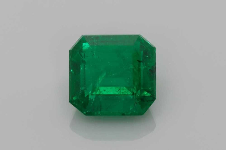 Asscher Green Emerald 2.22ct loose gemstone