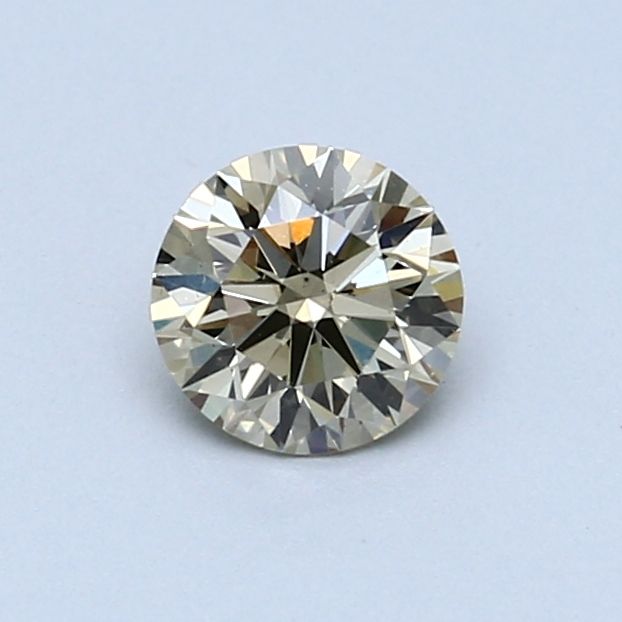 Round Fancy Light Brownish Yellow Natural Diamond 0.56ct VS2 loose diamond