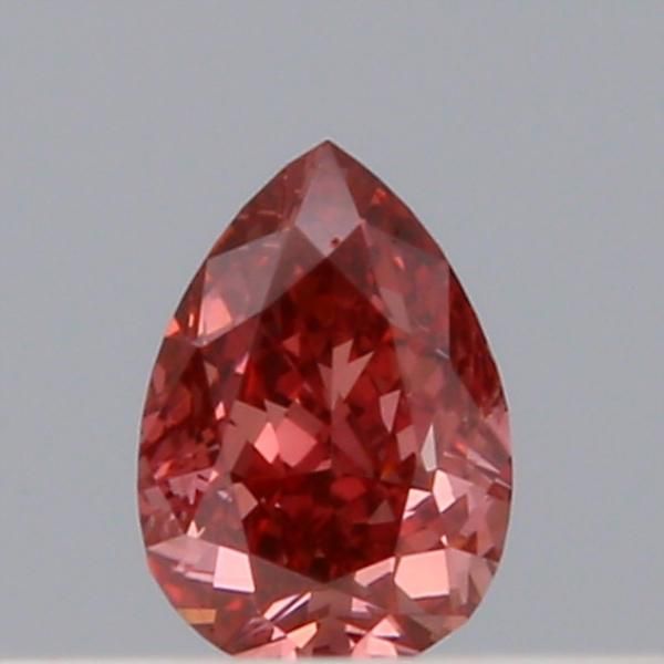 Pear Fancy Deep Pink Natural Diamond 0.07ct loose diamond