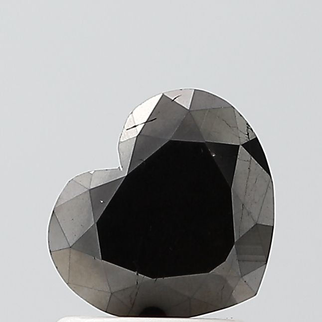 Heart Black Natural Diamond 1.39ct VVS2 loose diamond