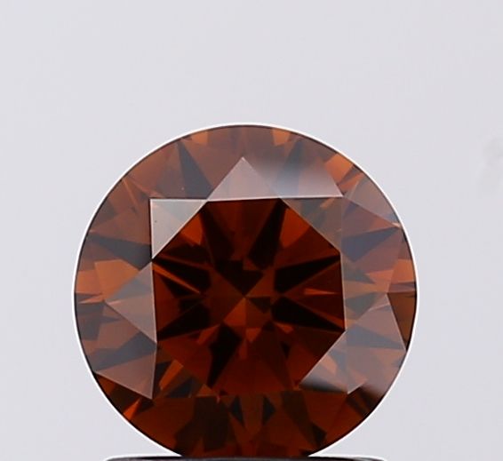Round Fancy Deep Brown Lab-grown Diamond 1.07ct VS1 loose diamond