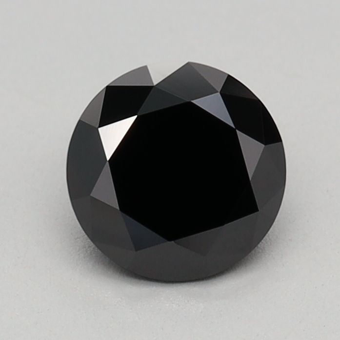 Round Fancy Black Lab-grown Diamond 0.58ct loose diamond