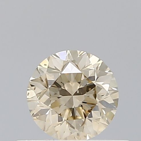 Round Fancy Light Brown Natural Diamond 0.46ct VS2 loose diamond