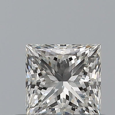 Princess Natural Diamond 0.43ct G IF