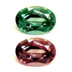 Oval Green Alexandrite 0.21ct loose gemstone