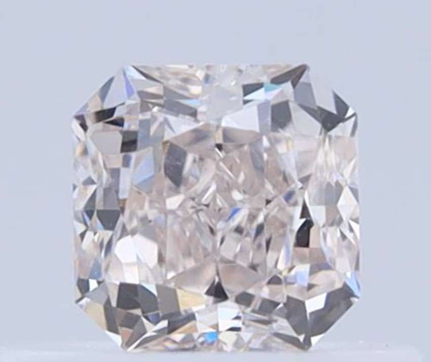 Square Very Light Pinkish Brown Natural Diamond 0.37ct VVS2 loose diamond