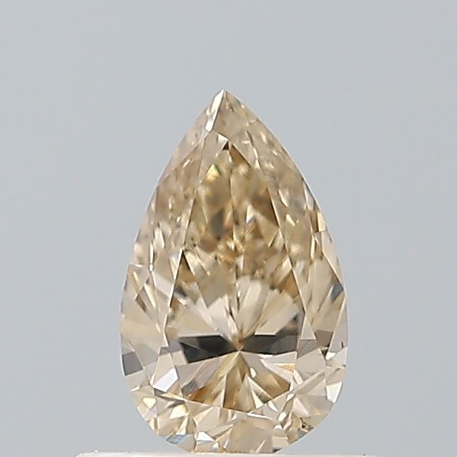 Pear Fancy Light Brown Natural Diamond 0.5ct VS1 loose diamond