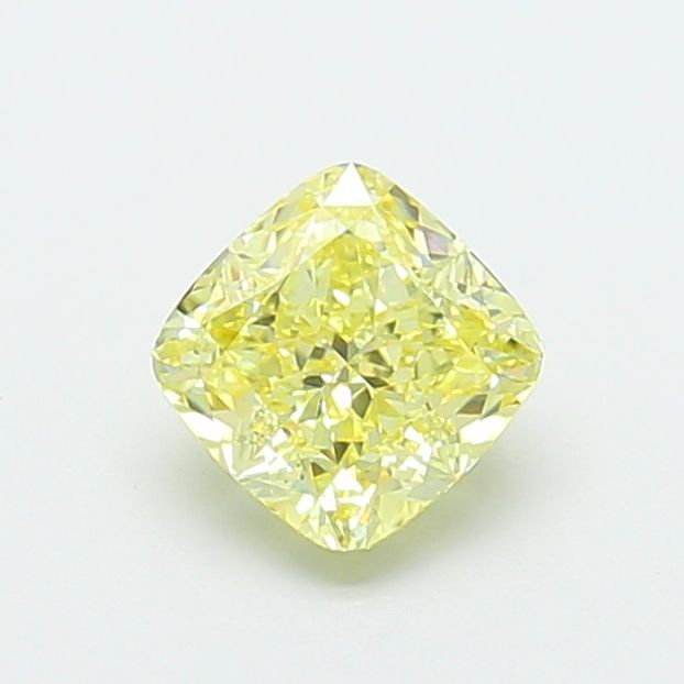 Cushion Fancy Yellow Lab-grown Diamond 1.07ct VS1 loose diamond