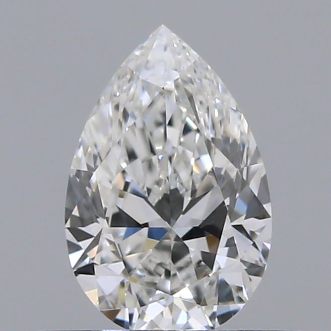 Pear Natural Diamond 0.43ct F IF