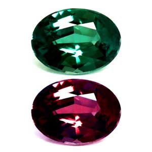 Oval Green Alexandrite 0.21ct loose gemstone