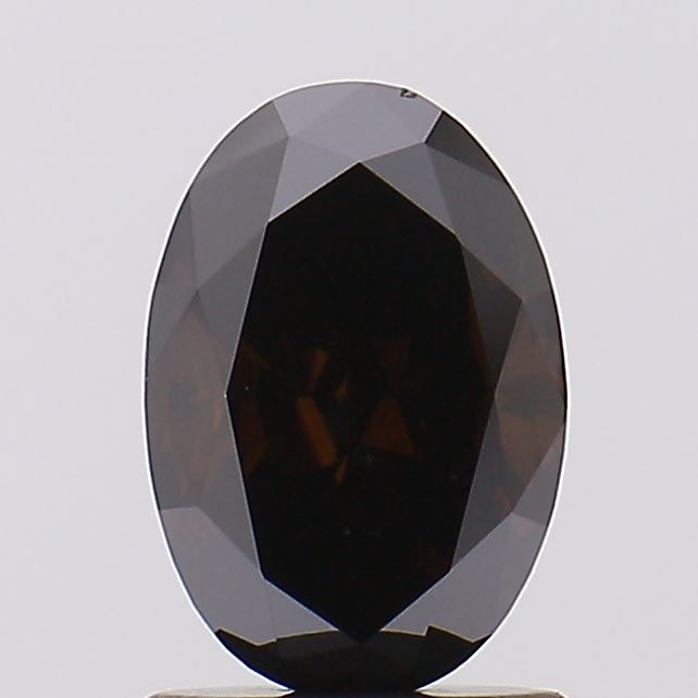 Oval Fancy Deep Brown Lab-grown Diamond 1.18ct VS1 loose diamond