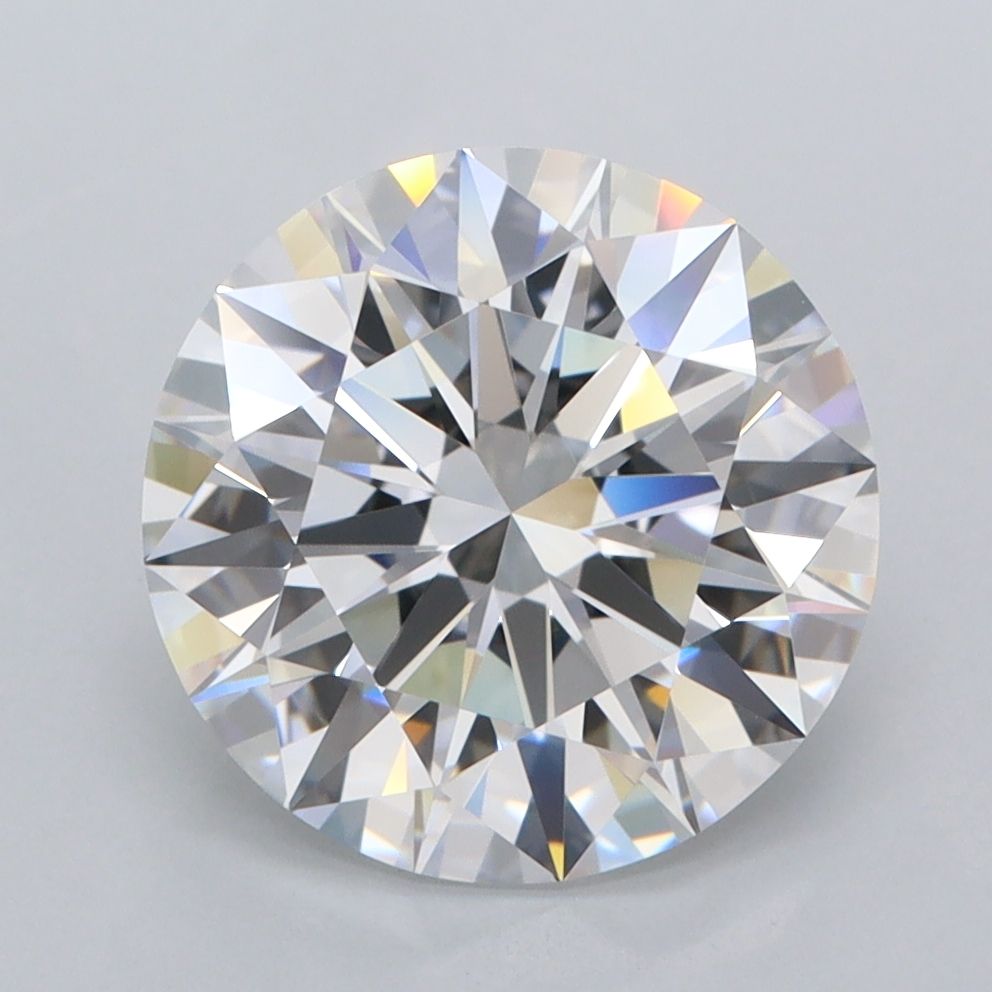 Round Lab-Grown Diamond 3.68ct D FL