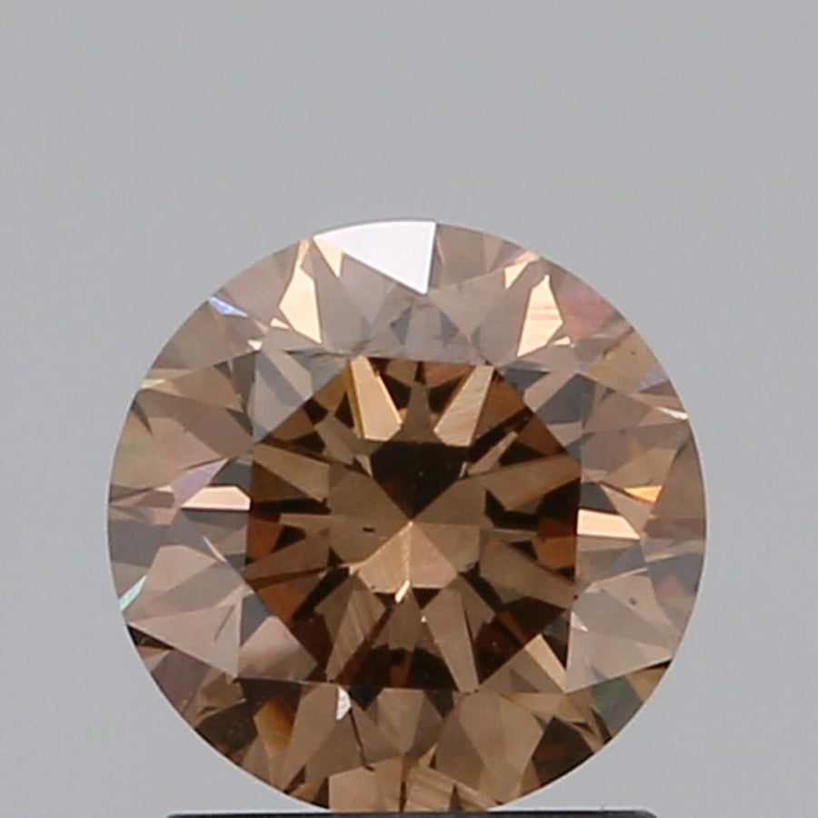 Round Fancy Brown Natural Diamond 1.26ct VS2 loose diamond