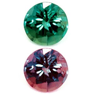 Round Green Alexandrite 0.23ct loose gemstone
