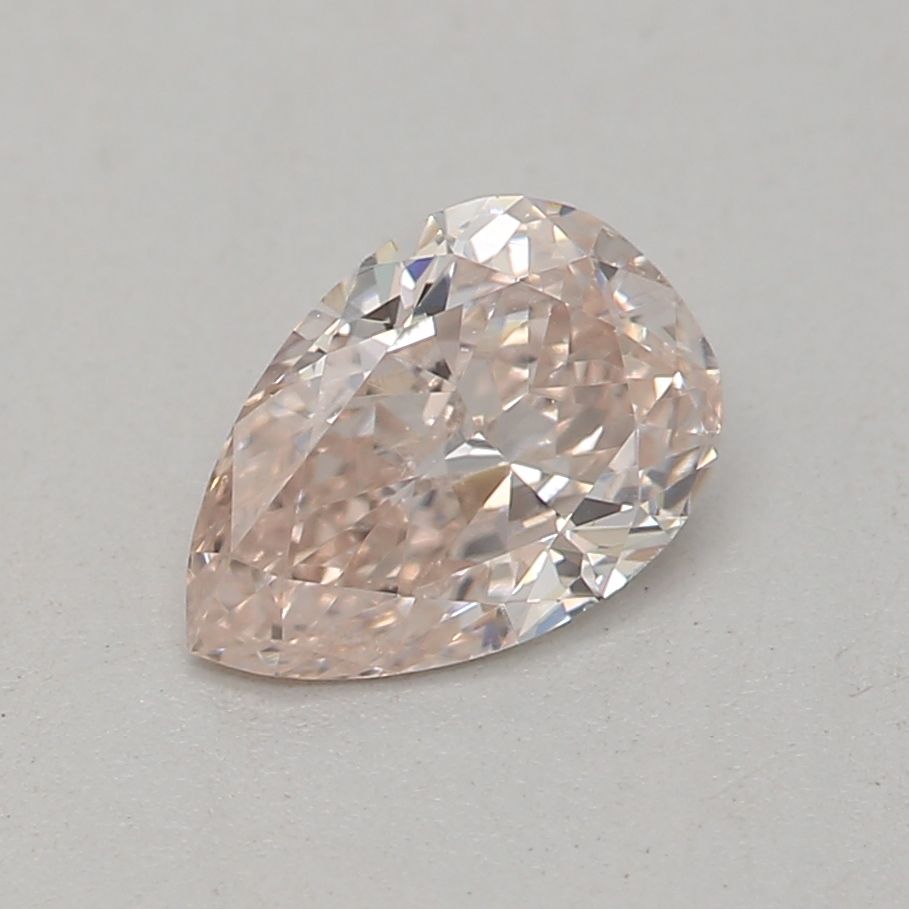 Pear Fancy Light Pink Brown Natural Diamond 0.37ct SI2 loose diamond