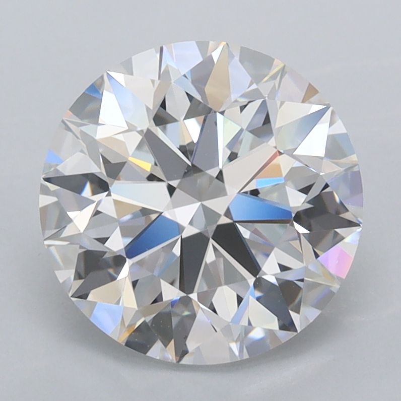 Round Lab-Grown Diamond 2.55ct D FL
