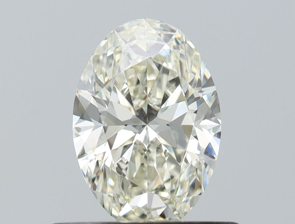 Oval Natural Diamond 0.50ct J VVS1