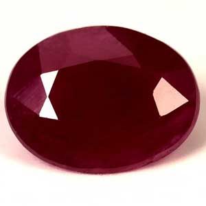 Oval Red Ruby 3.34ct loose gemstone