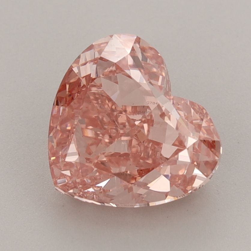 Heart Fancy Vivid Pink Lab-grown Diamond 2.5ct VS1 loose diamond
