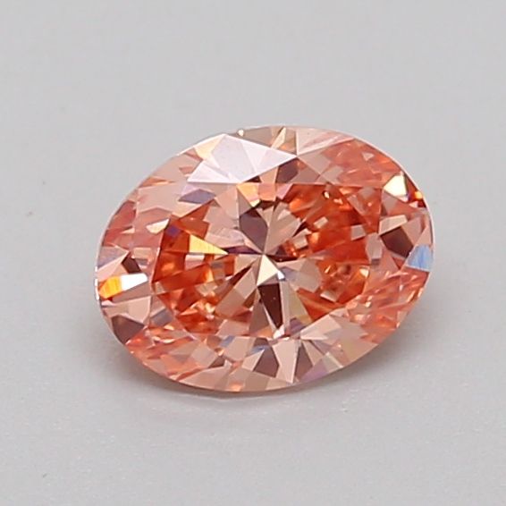 Oval Fancy Intense Brownish Orange Lab-grown Diamond 0.61ct VS1 loose diamond