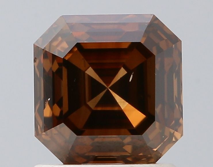 Emerald Fancy Dark Orange Brown Natural Diamond 1.3ct SI1 loose diamond