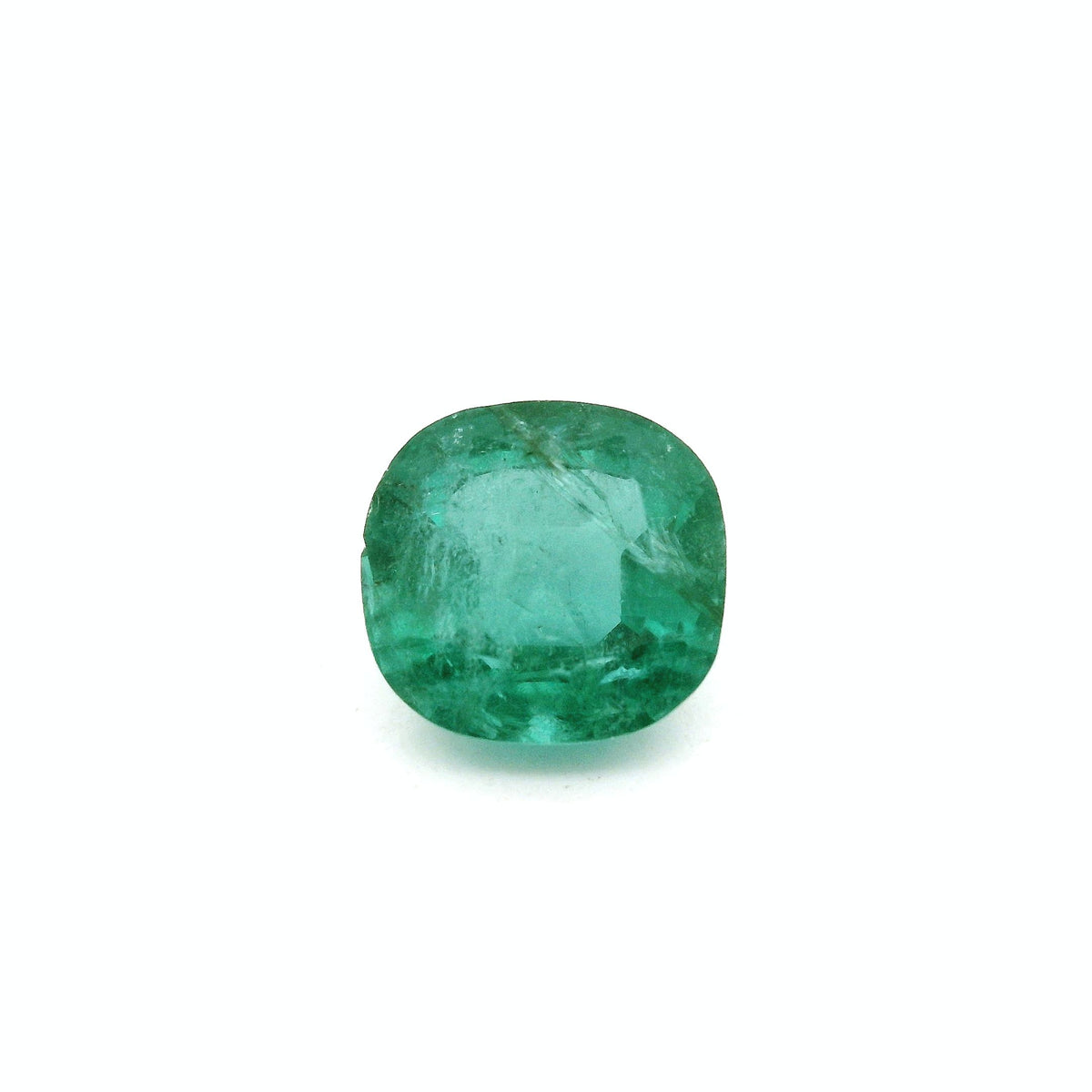 Cushion Green Emerald 2.91ct loose gemstone